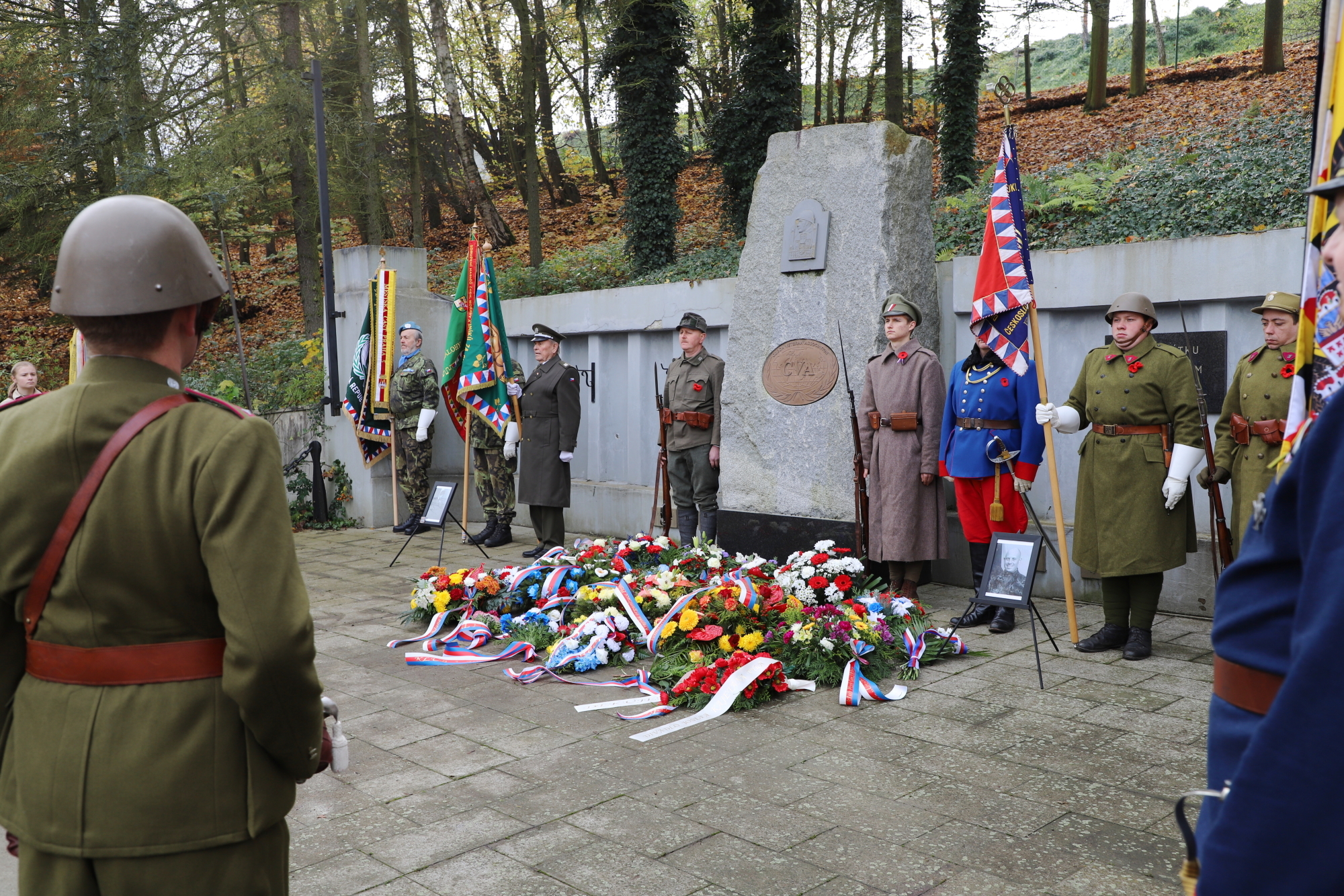 Na Slovanech uctili památku válečných veteránů