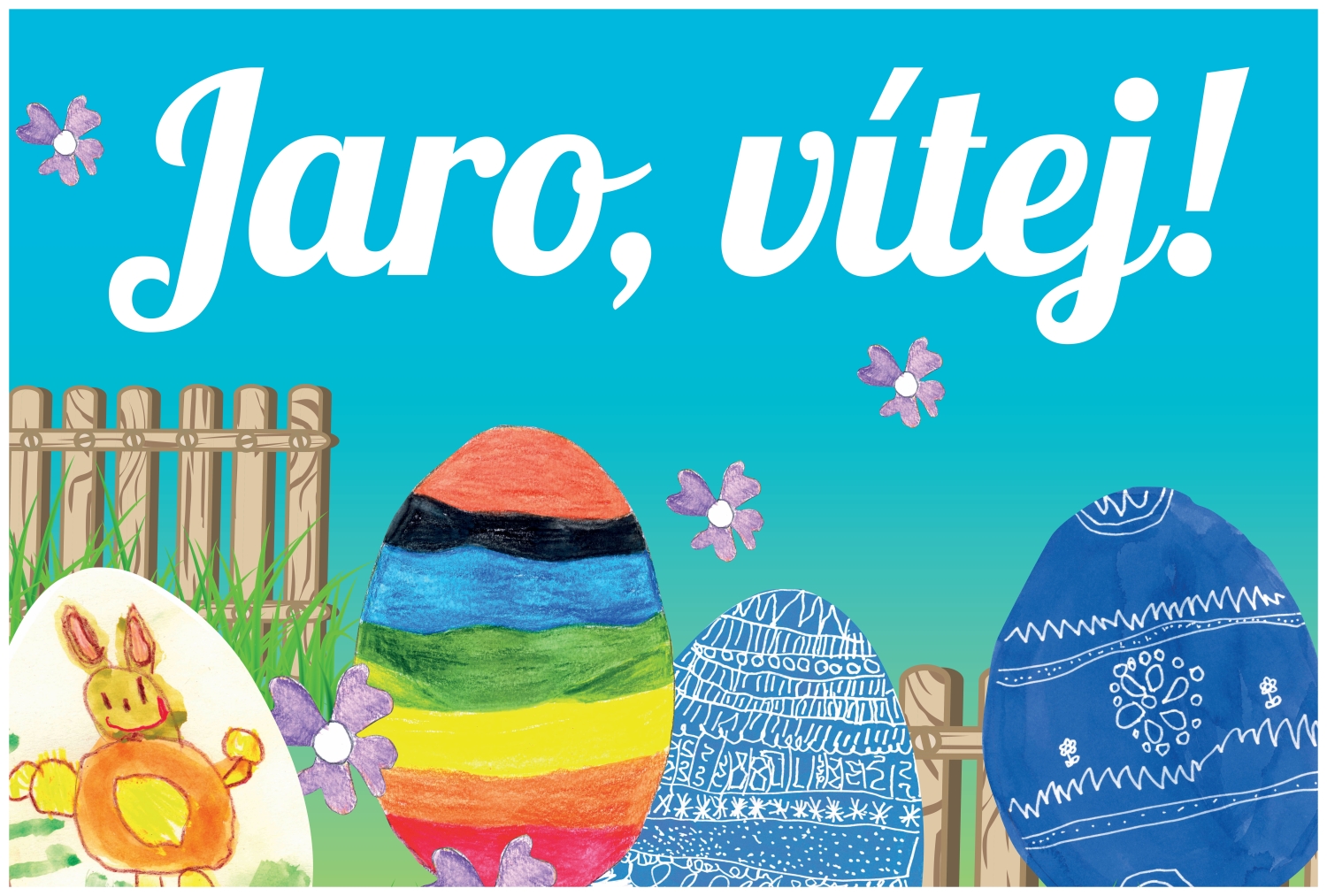 Děti přivítají jaro obrázky, ty nejhezčí ozdobí slovanské billboardy