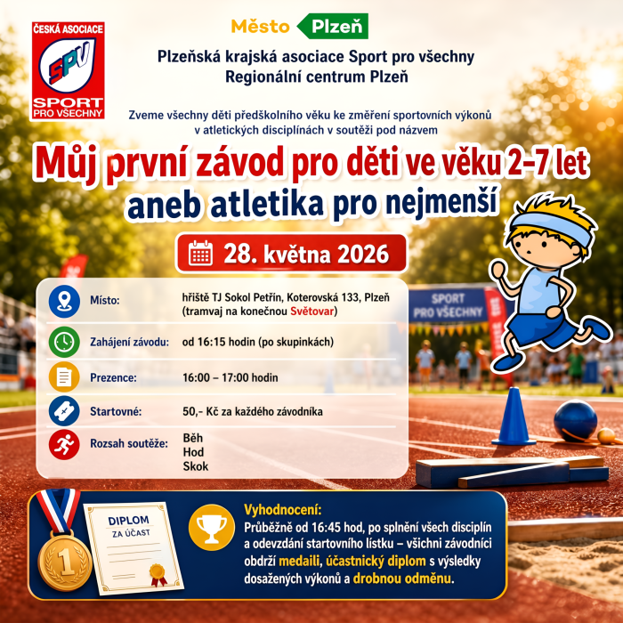Můj první závod 2026 leták