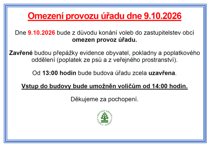 omezení 9.10.2026