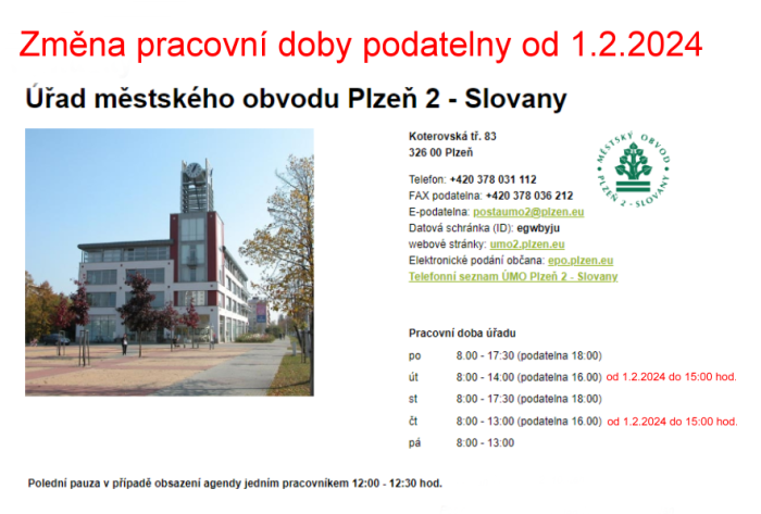 pracovní doba 2024