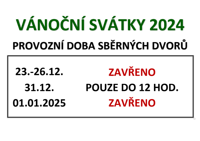 SBĚRNÉ DVORY O SVÁTCÍCH 2024
